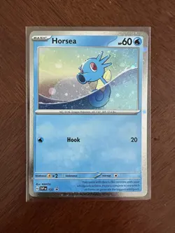 Horsea SVP 137 Black Star Promo Stellar Crown Pokemon Card NM SWIRL - Image 1