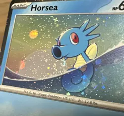 Horsea SVP 137 Black Star Promo Stellar Crown Pokemon Card NM SWIRL - Image 3