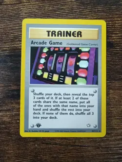 Pokemon Neo Genesis 1st Edition Arcade Game 83/111 Non Holo LP - Image 1