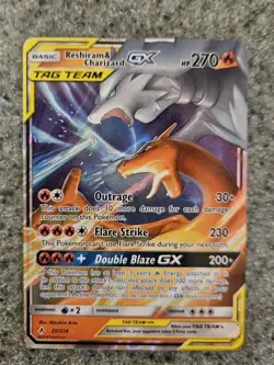 Pokemon TCG Reshiram & Charizard GX 20/214 Tag Team Ultra Rare Holo - Image 1