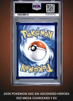 Pokemon Mega Charizard Y ex Ultra Rare Holo 022/217 Ascended Heroes PSA 10 2026 - Image 2