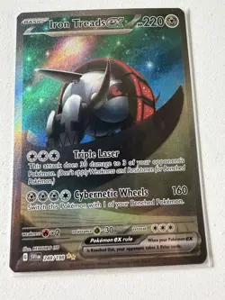 Pokemon TCG Iron Treads ex 248/198 SV01 Special Illustration Rare Holo 220 HP - Image 1