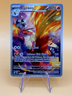 Pokemon TCG - Blaziken 192/182 Illustration Rare - SV10: Destined Rivals - Image 1