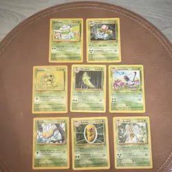 Pokemon TCG WOTC Base Set/Jungle Bulbasaur/Ivysaur Lot (8) Eng 1999 Unlimited - Image 1
