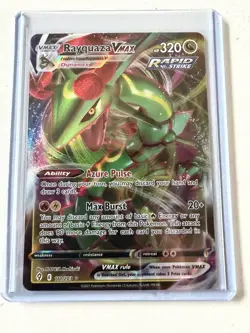 Pokemon Rayquaza VMAX 111/203 SWSH07: Evolving Skies Ultra Rare Holo - Image 1