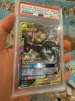 PSA 9 - Pikachu & Zekrom GX SM168 - Pokemon Sun & Moon Black Star Promo - Image 2