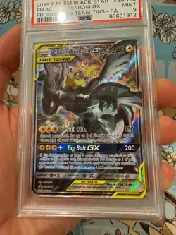 PSA 9 - Pikachu & Zekrom GX SM168 - Pokemon Sun & Moon Black Star Promo - Image 3