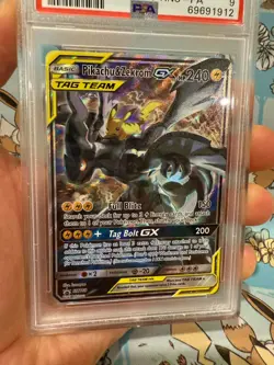 PSA 9 - Pikachu & Zekrom GX SM168 - Pokemon Sun & Moon Black Star Promo - Image 4