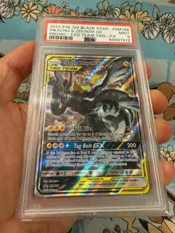 PSA 9 - Pikachu & Zekrom GX SM168 - Pokemon Sun & Moon Black Star Promo - Image 5