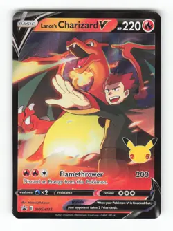 Lance's Charizard V SWSH133 Holo Promo Sword & Shield Promo Pokemon Near Mint - Image 1