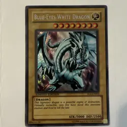 Yu-Gi-Oh! Blue-Eyes White Dragon Forbidden Legacy Secret Rare Foil EN FL1-EN001 - Image 2