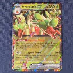 Hydrapple ex 14/142 - Stellar Crown - Double Rare Holo Pokemon Card - NM - Image 1