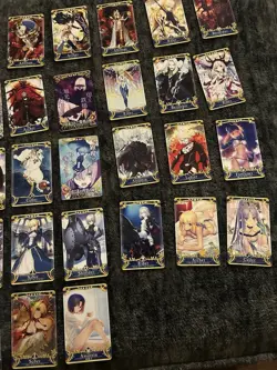 Fate Grand Order Japanese Arcade Lot Of 44 Cards Moderately Played FGO - Image 2