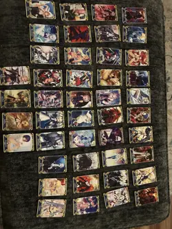 Fate Grand Order Japanese Arcade Lot Of 44 Cards Moderately Played FGO - Image 3
