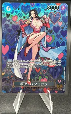 Bandai One Piece Boa Hancock SP OP07-051 Holo Character Card Japanese 8000 - Image 1
