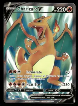 Pokemon Cards Charizard V 153/172 Brilliant Stars Ultra Rare NM - Image 1