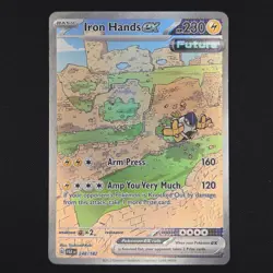 Pokemon TCG Card Iron Hands ex 248/182 Paradox Rift Special Illustration - NM - Image 1