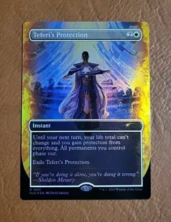 Teferis Protection Rainbow Foil Full Art - Secret Lair Drop - SLD 1691 - EN MTG - Image 1