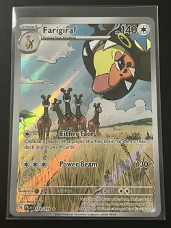 Pokemon TCG Farigiraf Scarlet & Violet Paldea Evolved Holo Card 228/193 - Image 3
