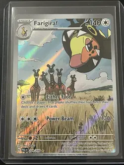 Pokemon TCG Farigiraf Scarlet & Violet Paldea Evolved Holo Card 228/193 - Image 5