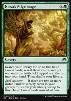 MTG NISSA'S PILGRIMAGE FOIL - PELLEGRINAGGIO DI NISSA - ORI - MAGIC - Image 1