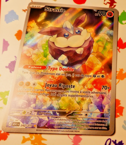 Pokemon Heros Transcendant Card Holo Carte Strassie AR 242/217 ASC FR Mint 2026 - Image 1