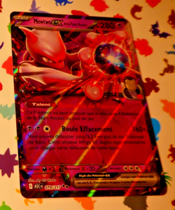 Pokemon Heros Transcendant Card Holo Carte MEWTWO EX 079/217 ASC FR Mint - Image 1