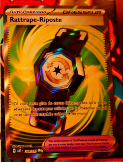 Pokemon Heros Transcendant Card Holo Carte Rattrape-Riposte 259/217 ASC FR Mint - Image 1