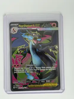 Mega Charizard x EX 109/094 SR Pokemon Card Full Art Secret Rare - Image 1