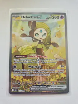 Pokemon Meloetta Ex 167/086 Schwarze Blitze - Image 1
