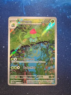Pokemon TCG I Bisaknosp Ivysaur Art Rare 167/165 I 151 I Deutsch Near Mint - Image 1