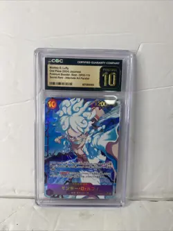 2024 ONE PIECE JP MONKEY D. LUFFY SECRET RARE OP05-119 CGC 10 PRISTINE G PT - Image 1