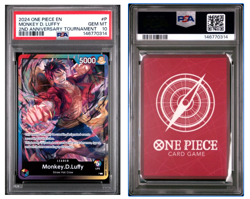 2024 ONE PIECE PROMOS 2ND ANNIVERSARY TOURNAMENT #P MONKEY D. LUFFY PSA 10 - Image 3