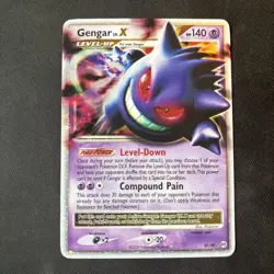 Pokemon Gengar TCG LV.X Platinum Arceus Holo Ultra Rare Card 97/99 - Image 1