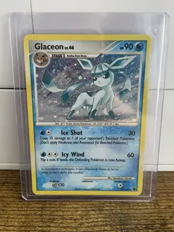 (NEAR MINT) 2008 Glaceon Lv46 Holo Rare 20/100 Pokemon Majestic Dawn TCG Card - Image 1