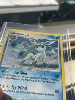 (NEAR MINT) 2008 Glaceon Lv46 Holo Rare 20/100 Pokemon Majestic Dawn TCG Card - Image 3