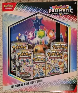 Pokemon TCG Scarlet & Violet: Prismatic Evolutions SV-8.5 Binder Collection - Image 1