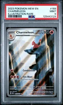PSA 9 Charmeleon IR Illustration Rare 169/165 Scarlet & Violet 151 Pokemon Mint - Image 1
