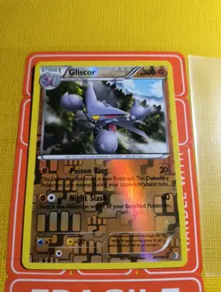 Pokemon - Gliscor 81/149 - Reverse Holo - BW - Boundaries Crossed - Lp - Image 1
