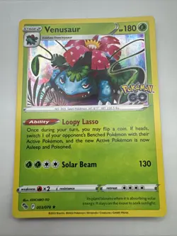 Venusaur 003/078 Holo Rare Pokemon GO Pokemon Near Mint - Image 1