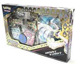 Pokemon Trading Card Game TCG Unown V & Lugia V Crown Zenith Box Set New Sealed! - Image 3
