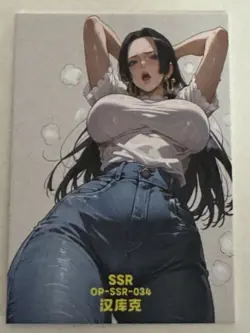 BOA HANCOCK SSR OP-SSR-034 Thick YIKA One Piece Anime Collectible Card - Image 1