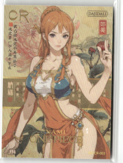 NAMI CR SR OP-CR-003 Thick Holo Master New World One Piece Anime Card - Image 1