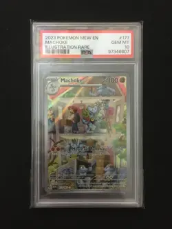 Machoke 177/165 PSA 10 GEM MT MEW EN 151 | Pokemon Trading Card TCG - Image 1