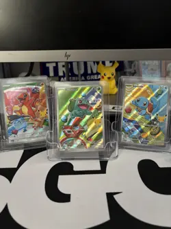 Pokemon TCG First partner Kanto staters 3-Card Lot Charmander/Bulbasaur/Squirtle - Image 1