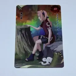 Sakura - Naruto Trading Card Kayou NR SR 120 Super Rare Holo Foil Art TC11 - Image 1