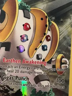 REGIGIGAS Full Art POKEMON Foil Holo 2015 Black Star XY82 Trading Card TCG - Image 2