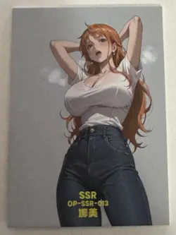 NAMI SSR OP-SSR-013 Thick YIKA One Piece Anime Collectible Card - Image 1