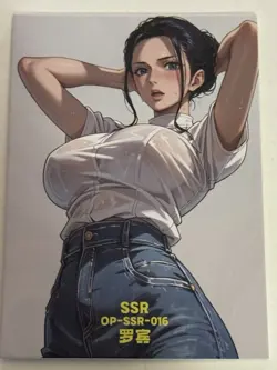 NICO ROBIN SSR OP-SSR-016 Thick YIKA One Piece Anime Collectible Card - Image 1