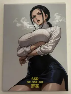 NICO ROBIN SSR OP-SSR-017 Thick YIKA One Piece Anime Collectible Card - Image 1